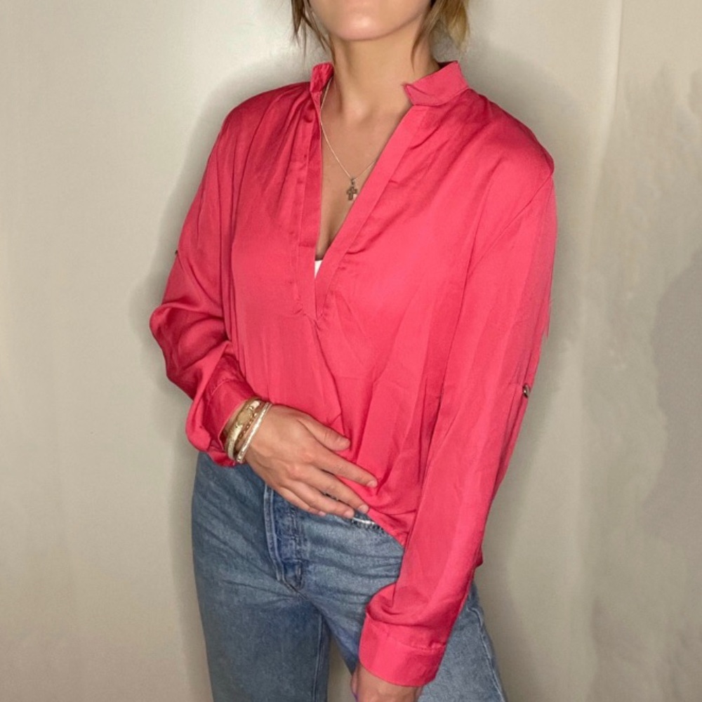 Pink Sheer Blouse